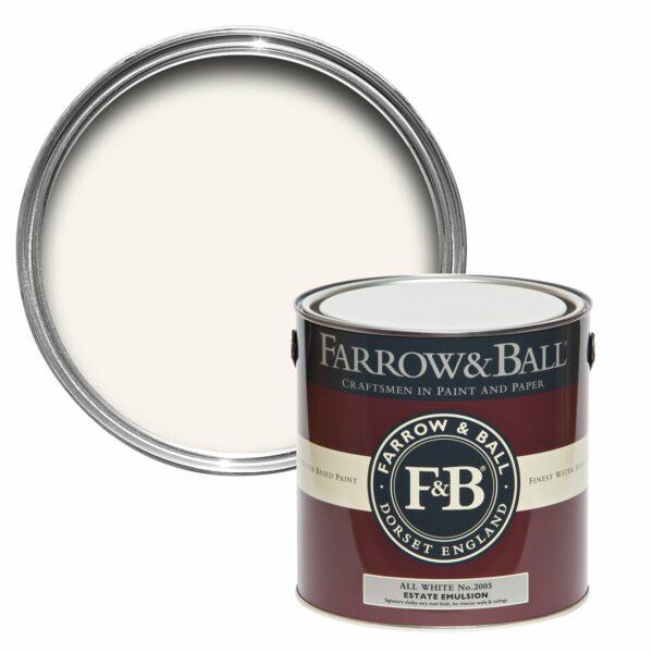 pot de peinture all white blanche farrow and ball