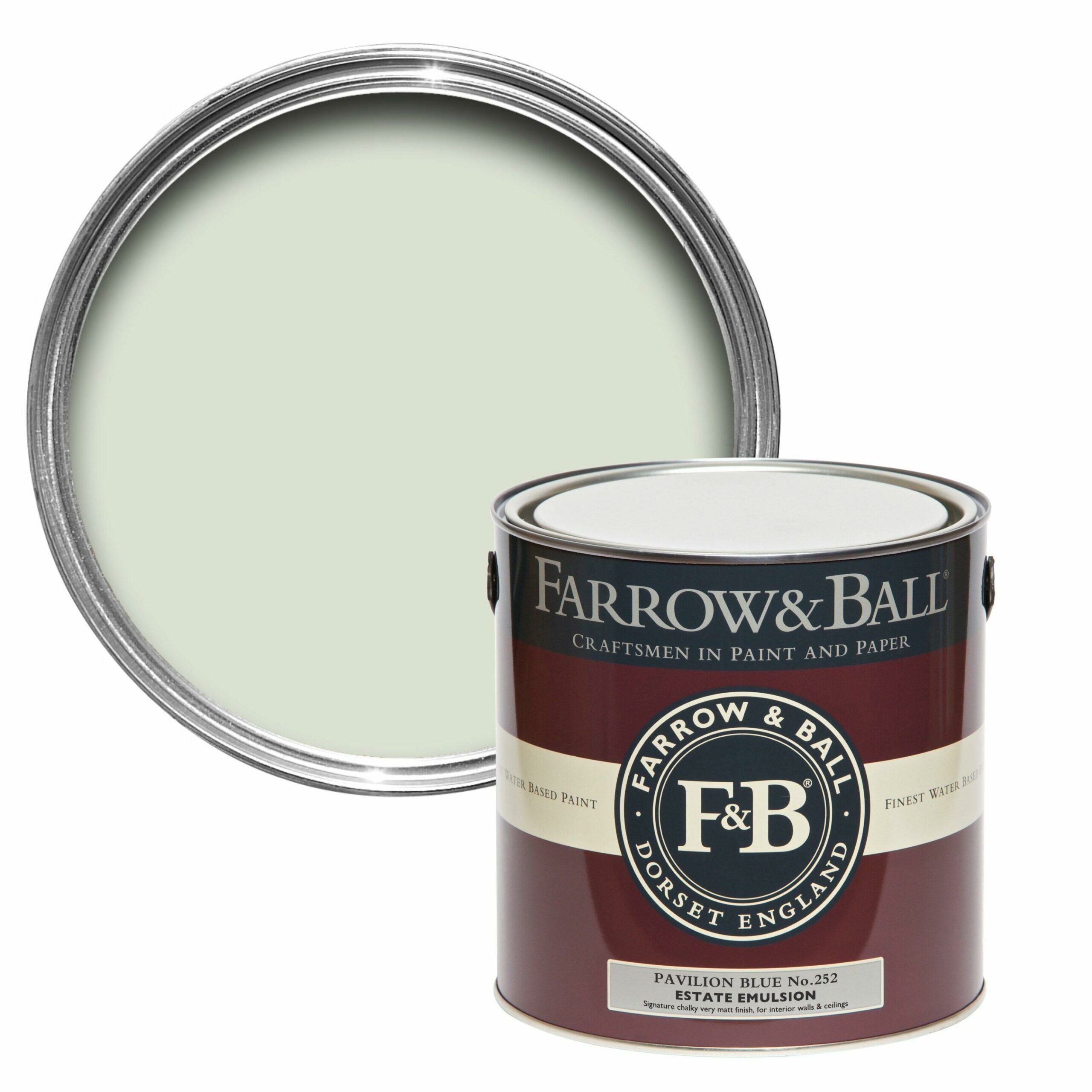 peinture farrow and ball pavilion blue bleu vert dรฉlicat