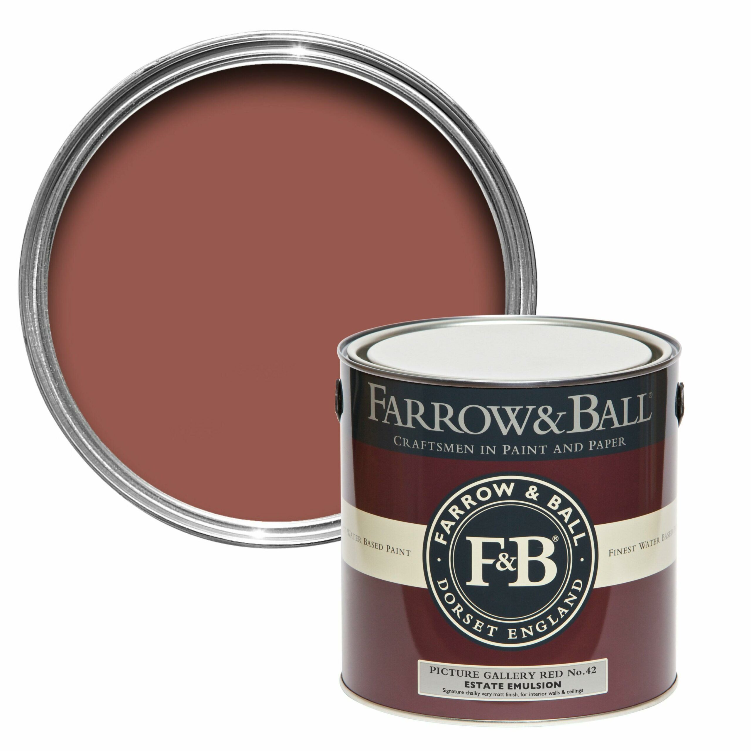 peinture farrow and ball picture gallery red
