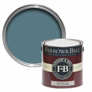 peinture farrow and ball sloe blue bleu noir