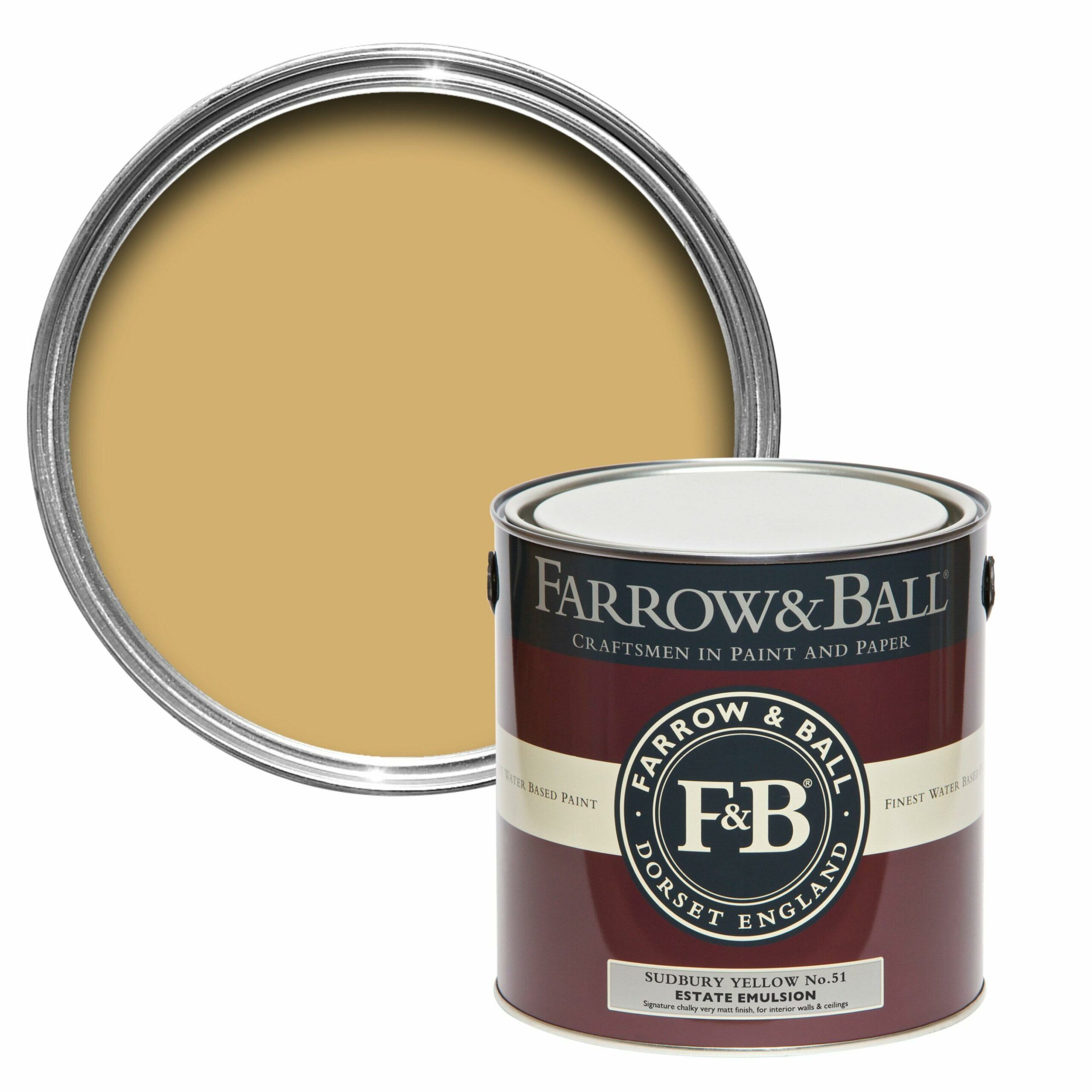 peinture farrow and ball sudbury yellow jaune