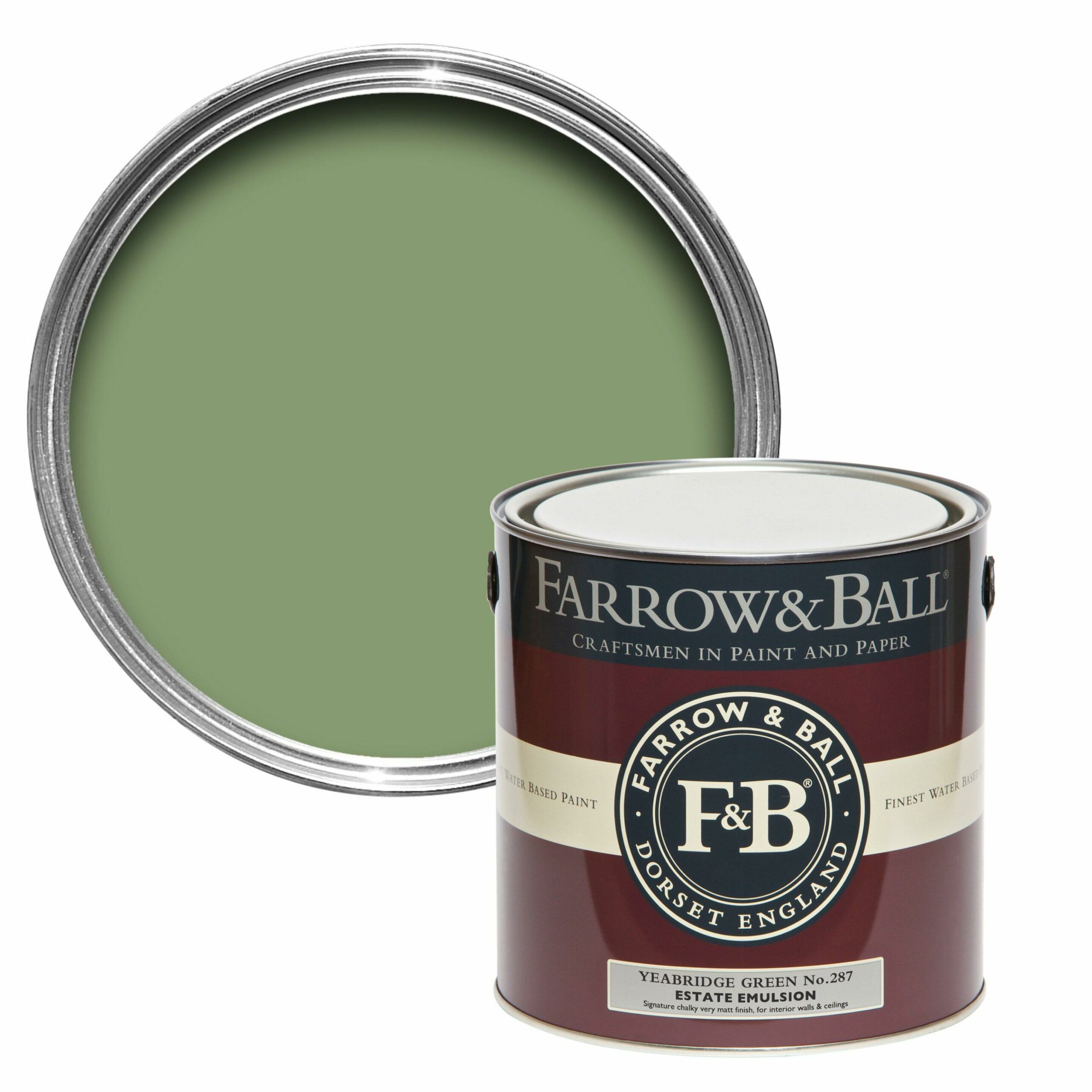 peinture farrow and ball yeabridge green vert avocat