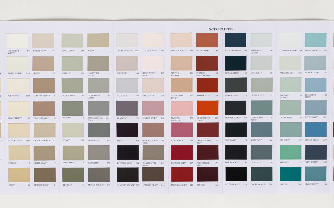 Téléchargez le Nuancier Farrow and Ball 2025 !
