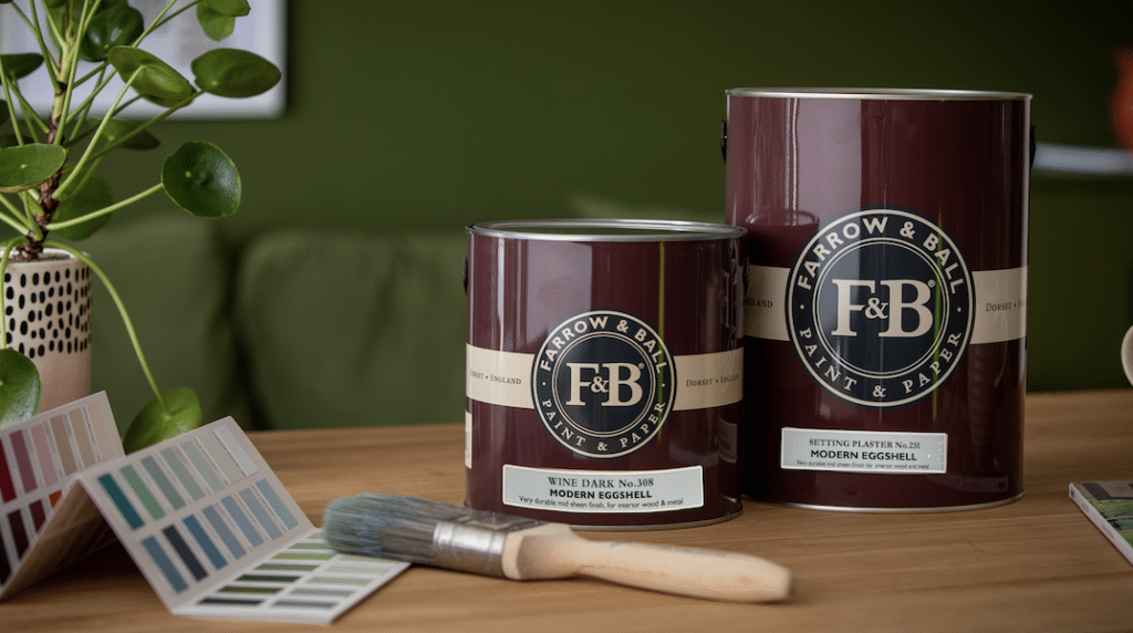 Sorain & Styles - revendeur peinture Farrow & Ball - Finition Modern Eggshell pour le bois