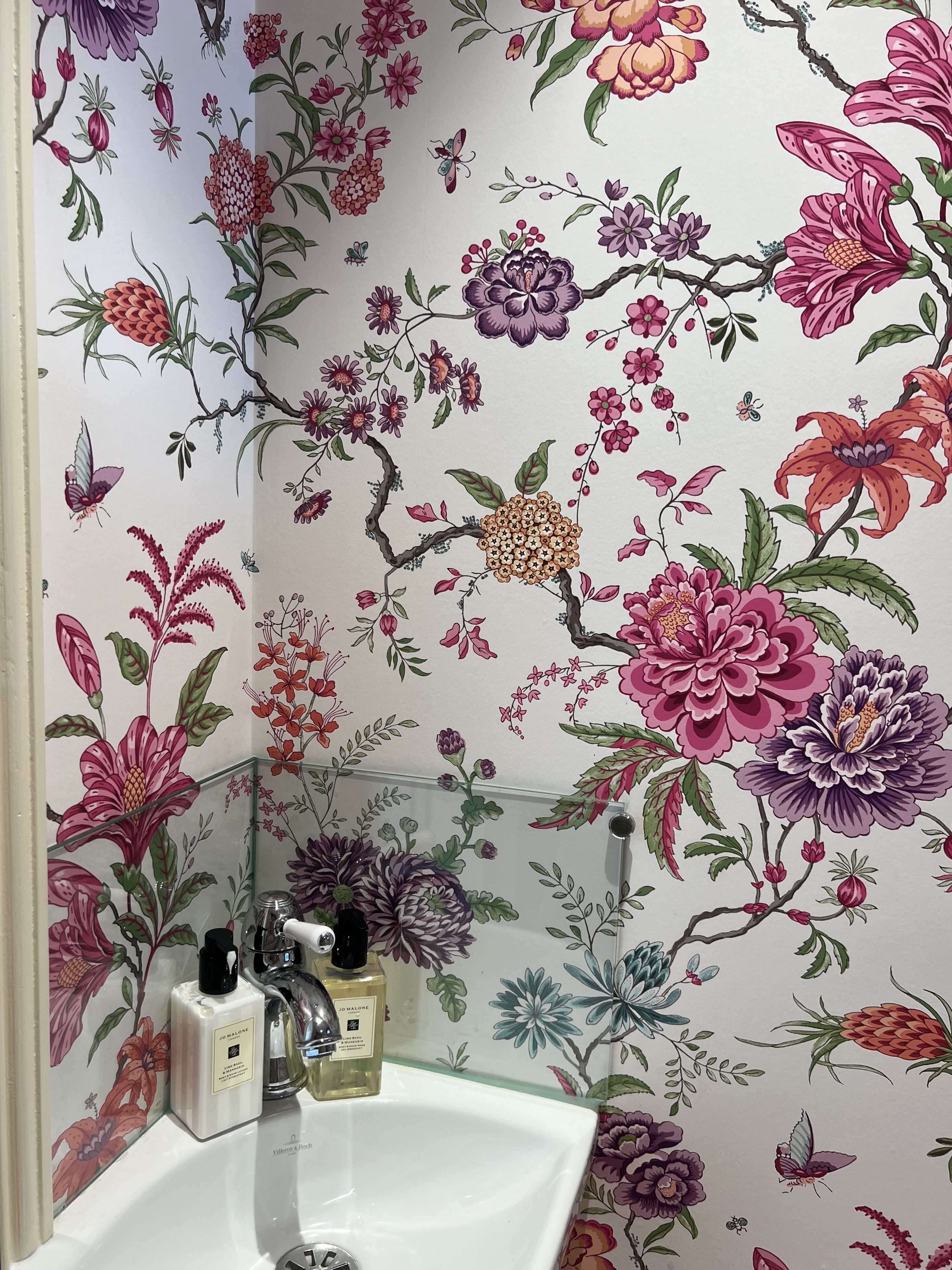 Sorain & Styles - Rénovation d’un château près de Saint-Émilion -peinture Farrow & Ball et pose de papier peint au Château Anvichar (9)