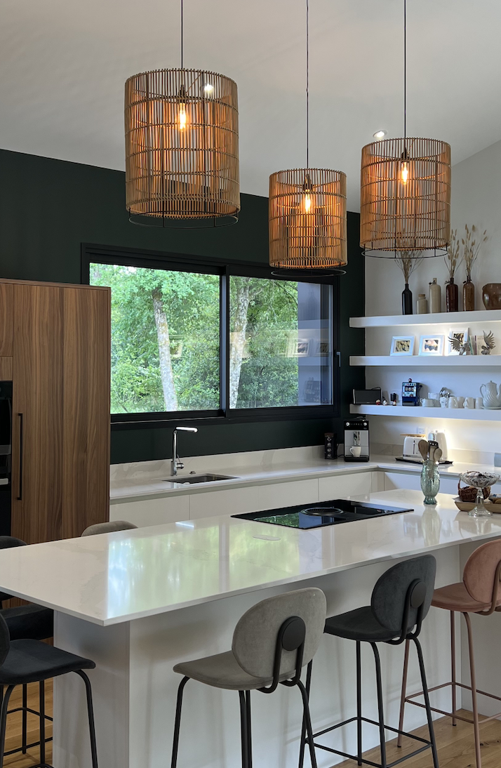 Projet architecture et conseil couleur maison domicile avec Sorain & Styles